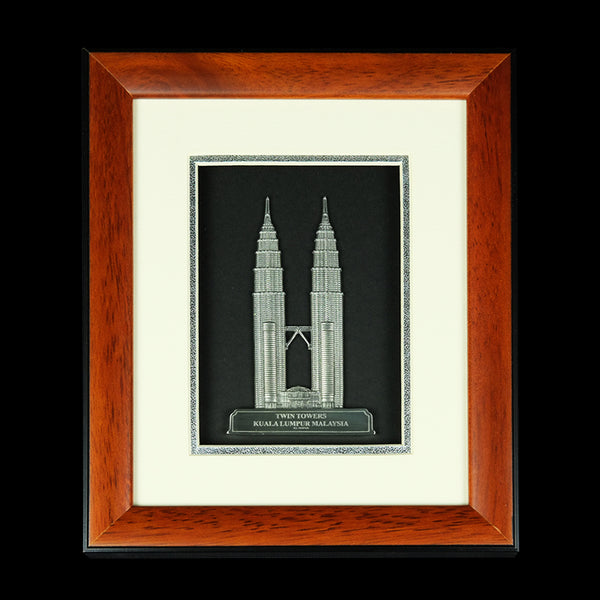 Pewter With Wood Frame (KLCC) - PF399S