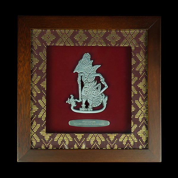 Pewter With Wood Frame (Wayang Kulit) - PF605S